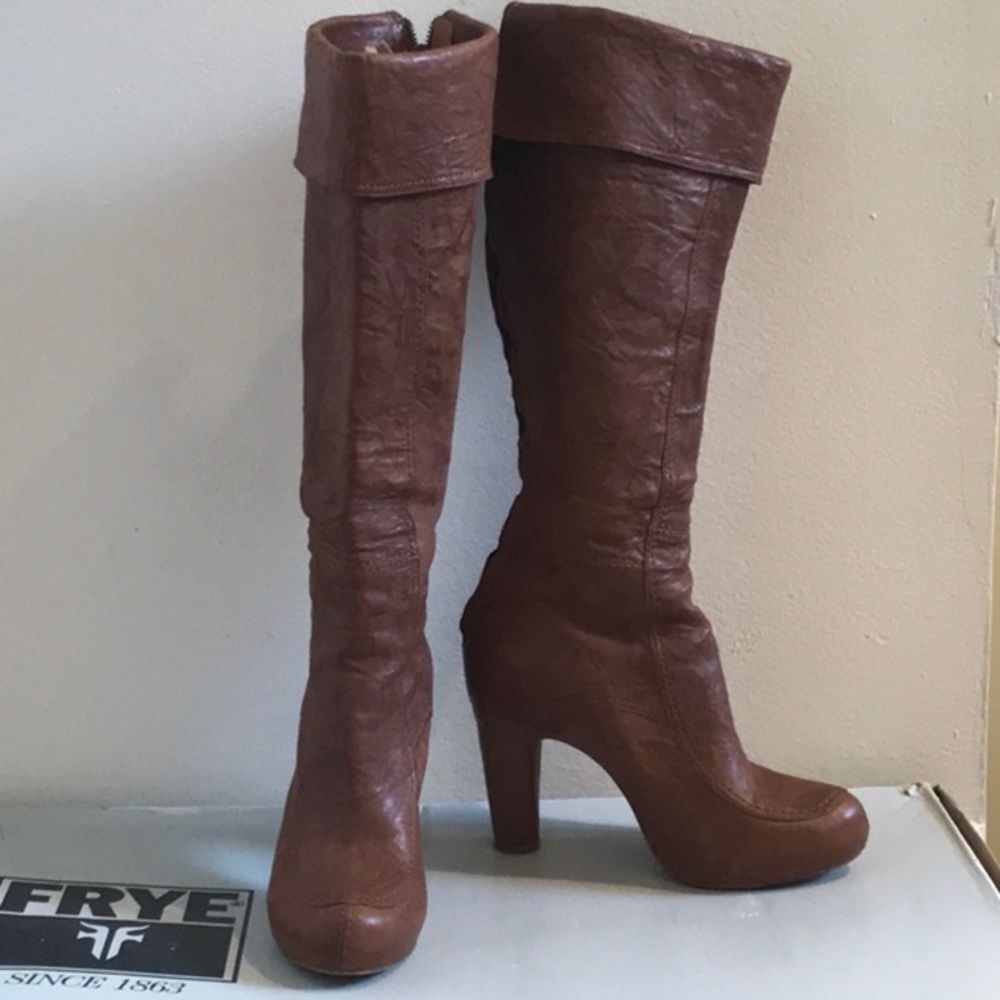 Frye Liv Cuff tall boots - Picture 3 of 10
